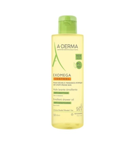 A-DERMA — EXOMEGA CONTROL HUILE LAVANTE ÉMOLLIENT ANTI-GRATTAGE 500 ml