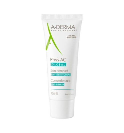 A-DERMA — PHYS-AC GLOBAL SOIN VISAGE COMPLET ANTI-IMPERFECTIONS 40 ml