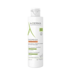 A-derma Exomega Gel moussant émollient anti-grattage 200 ml