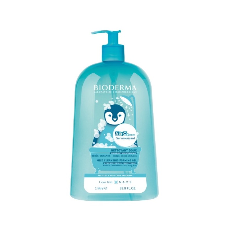 ABCDERM GEL MOUSSANT 1 LITRE
