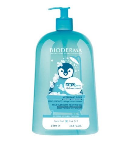 ABCDERM GEL MOUSSANT 1 LITRE