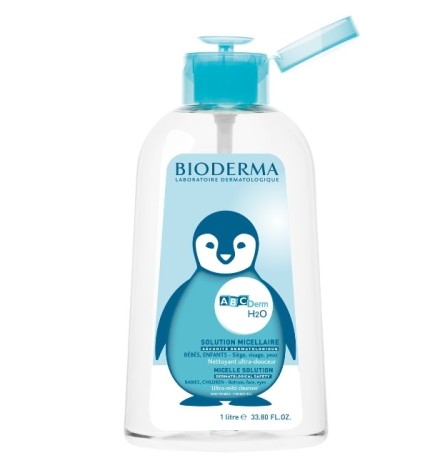 ABCDerm H2O Solution Micellaire Pompe Inversée – 1L