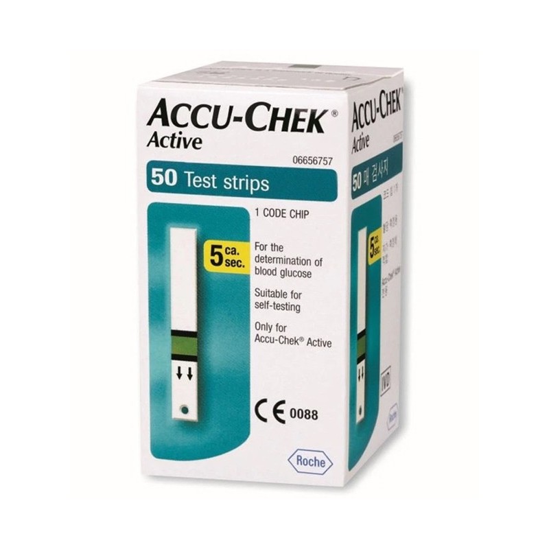 Accu-Check Active Bandelettes x50