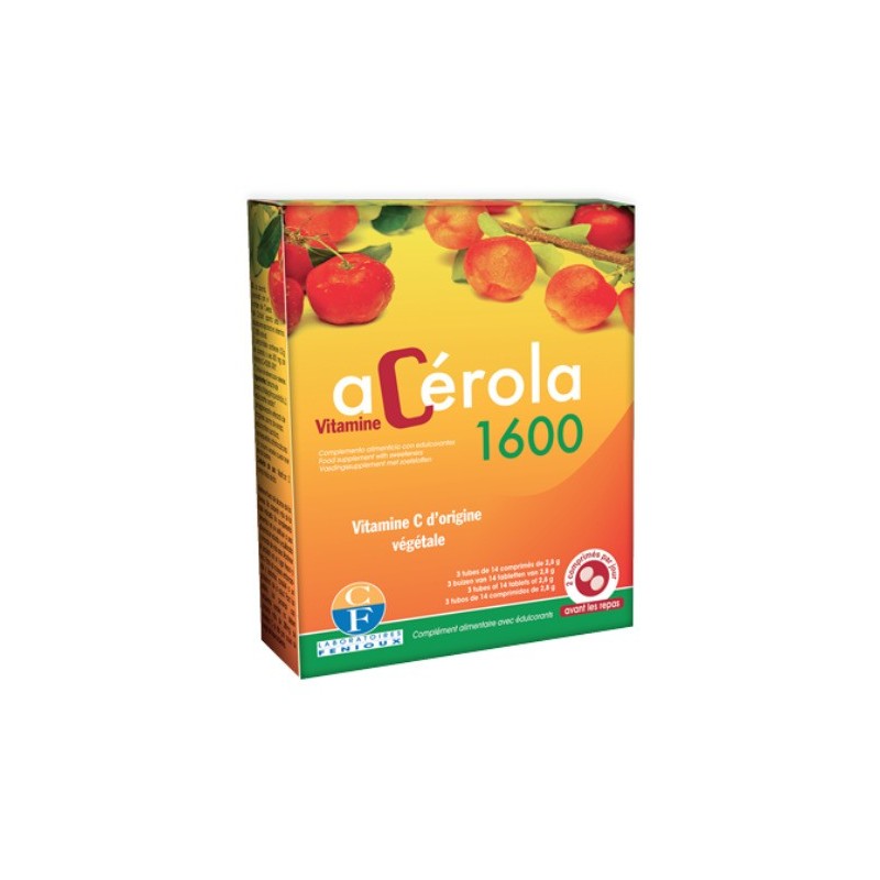 Acerola 1600 14 Comprimé Acerola 1600 14 Comprimé