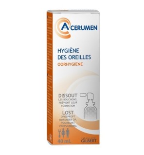 ACERUMEN Spray – Formule colorée Hygiène des oreilles 40ml