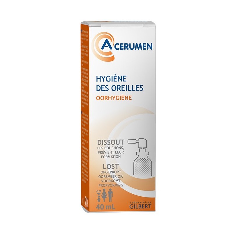 ACERUMEN Spray – Formule colorée Hygiène des oreilles 40ml