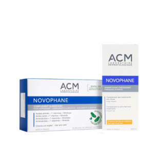 ACM Novophane 60 Gelules + Shampoing Energisant 100ml Pack