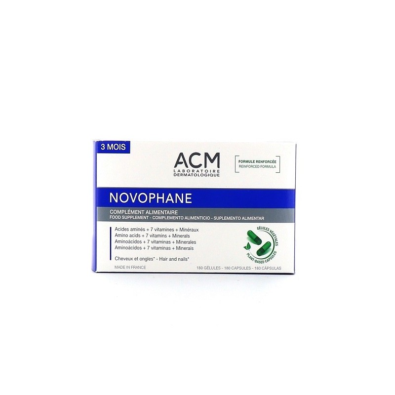 Acm Novophane ongles et cheveux – 60 capsules
