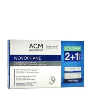 Acm Novophane Ongles et cheveux – 60 capsules 2+1