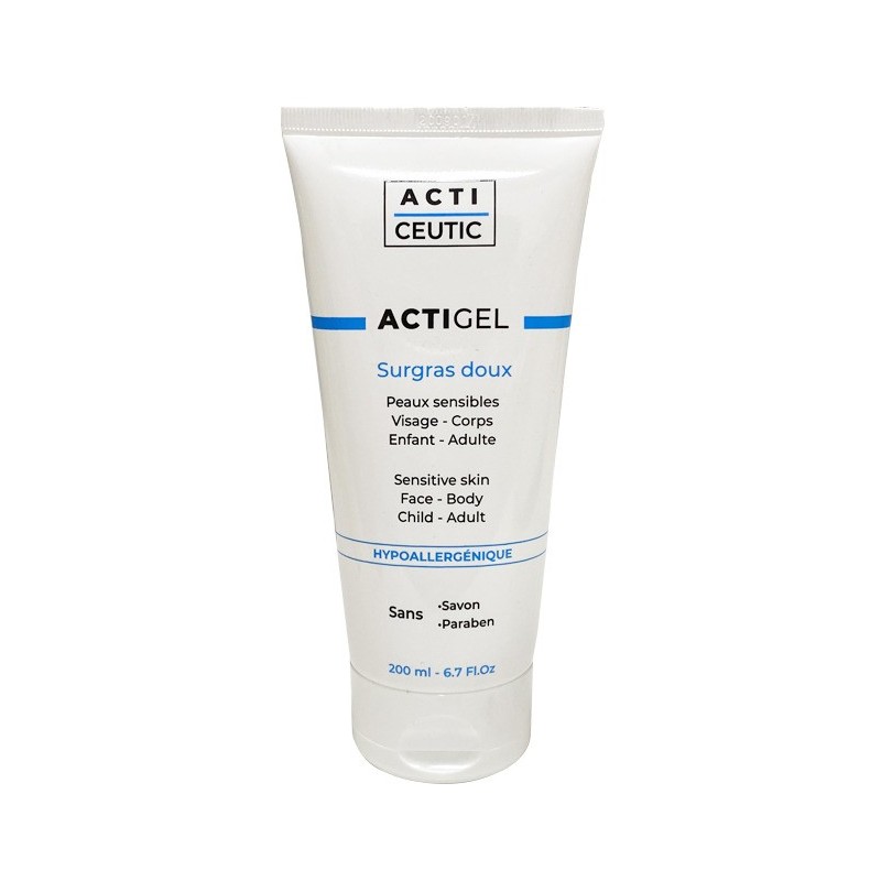 Actigel surgras doux Peaux seches Acti ceutic  200ml