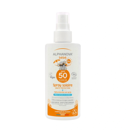 Alphanova Spray Solaire Bebe Spf50 125g