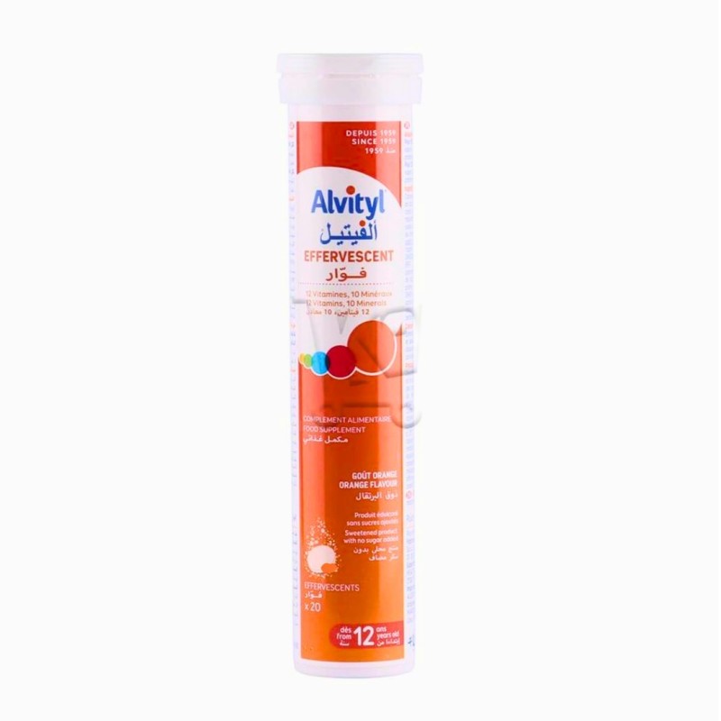 Alvityl Effervescents 20 Comprimes Alvityl Effervescents 20 Comprimes