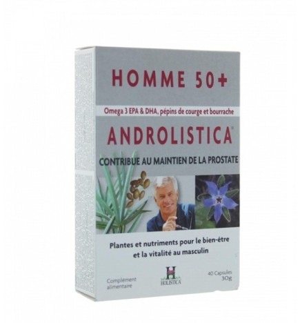 ANDROLISTICA HOMMES 50+ Confort Urinaire 40 CAPSULES