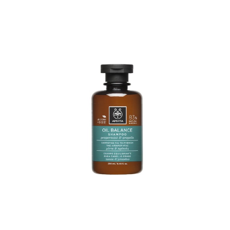 Apivita Shampoing Équilibrant Cheveux Gras 250 ml