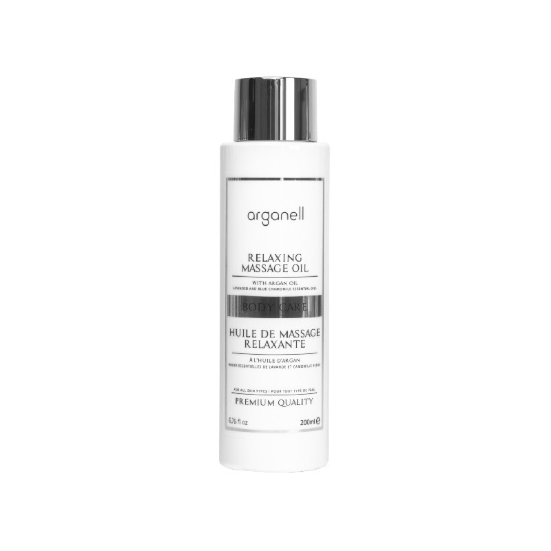 Arganell Huile De Massage Relaxante Lavande Et Camomille Bleue 200ml