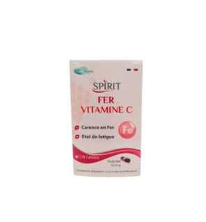 Spirit Fer & vitamine C 30 Gelules