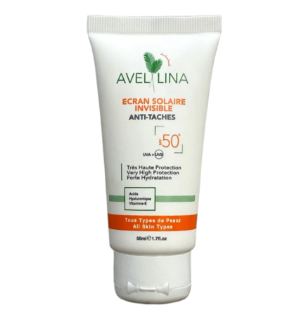 Avellina Écran Solaire Invisible SPF50+