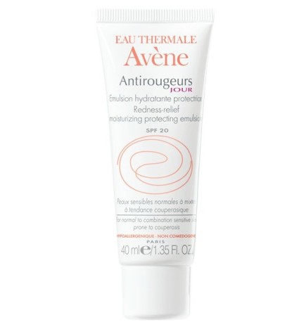 Avène Antirougeurs Jour – Emulsion Hydratante Protectrice Spf 20 – 40 ml