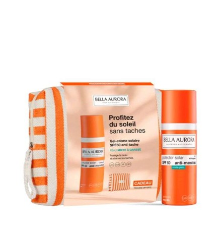 BELLA AURORA ECRAN DEPIGM SPF50 PEAU MIXTE A GRASSE + TROUSSE OFFERTE