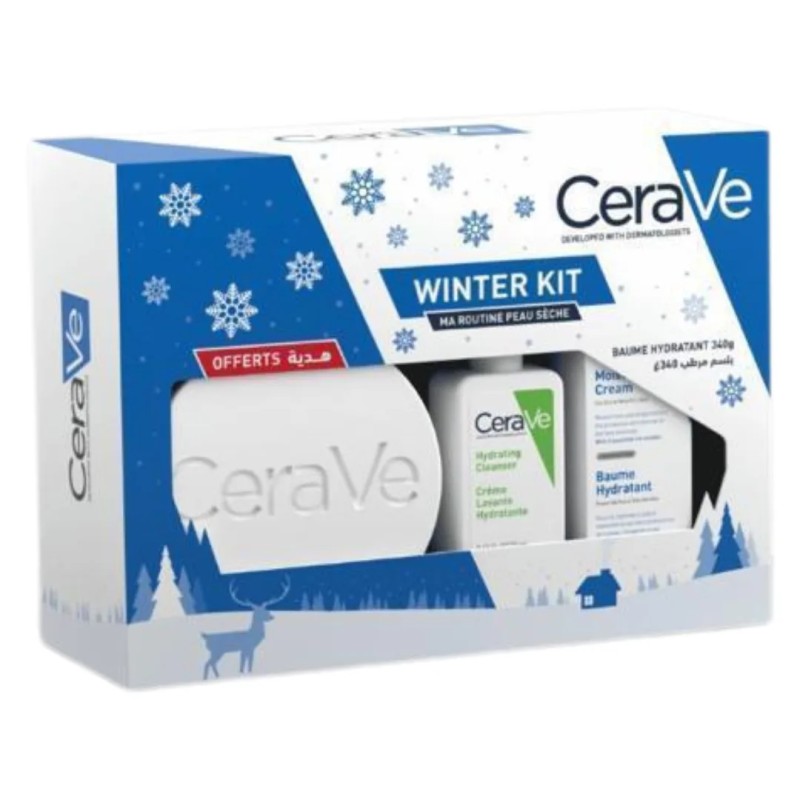 CERAVE BAUME HYDRATANT 340G + CREME LAVANTE 20 ML + BAUME HYDRATANT 3 ML