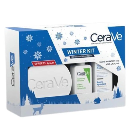 CERAVE BAUME HYDRATANT 340G + CREME LAVANTE 20 ML + BAUME HYDRATANT 3 ML