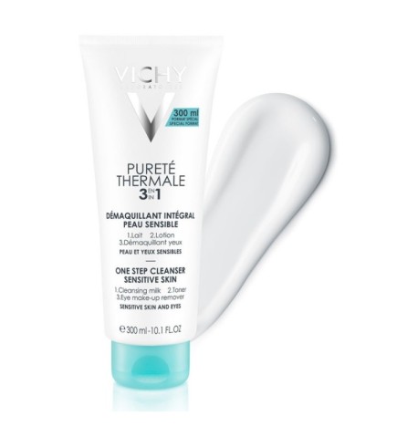 Vichy Pureté Thermale Démaquillant Intégral 3en1 Peau Sensible | 300ml