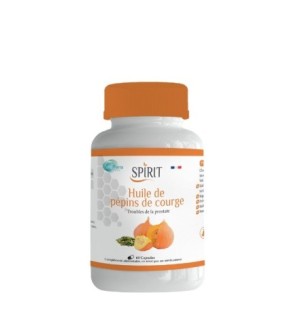 Spirit Huile de Pépins de Courge 60 Capsules