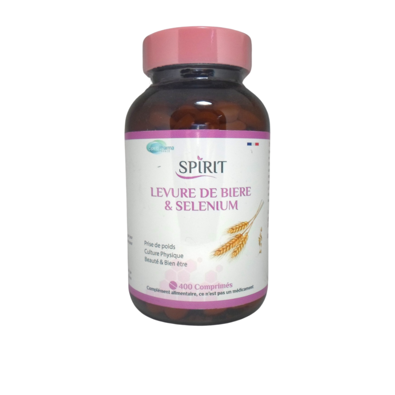 Spirit Levure de Biere & Selenium 400 Comprimes