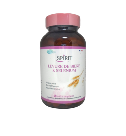 Spirit Levure de Biere & Selenium 400 Comprimes