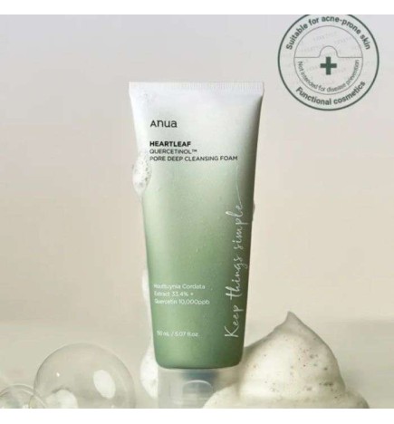 LEANSINANUA HEARTLEAF QUERCETINOL PORE DEEP CG FOAM 150 ML