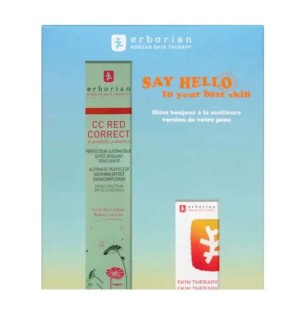ERBORIAN DUO CC RED CORRECT 45ML + SKIN THERAPY 10ML