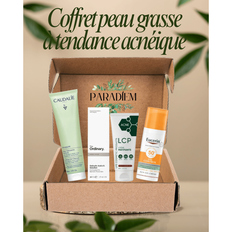 Coffret peau grasse à tendance acnéique N°1 Coffret peau grasse à tendance acnéique N°1
