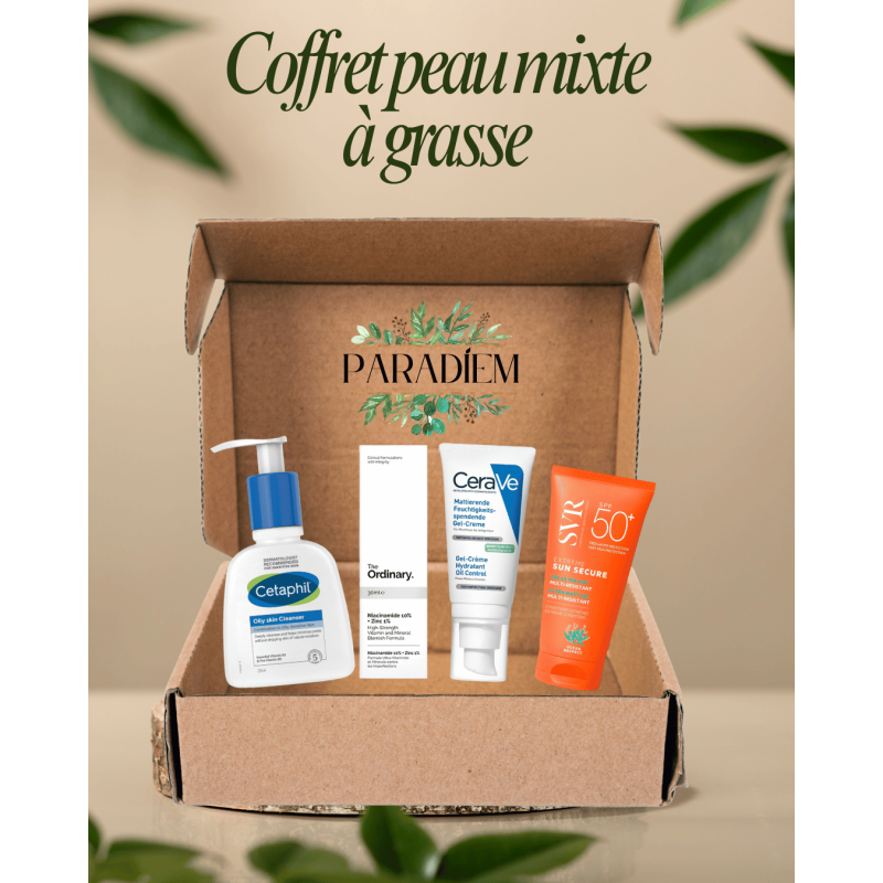 Coffret peau mixte à grasse N°1 Coffret peau mixte à grasse N°1