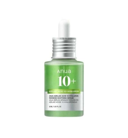 ANUA 10+AZELAIC ACID 10 HYALURON REDNESS SOOTHING SERUM 30 ML