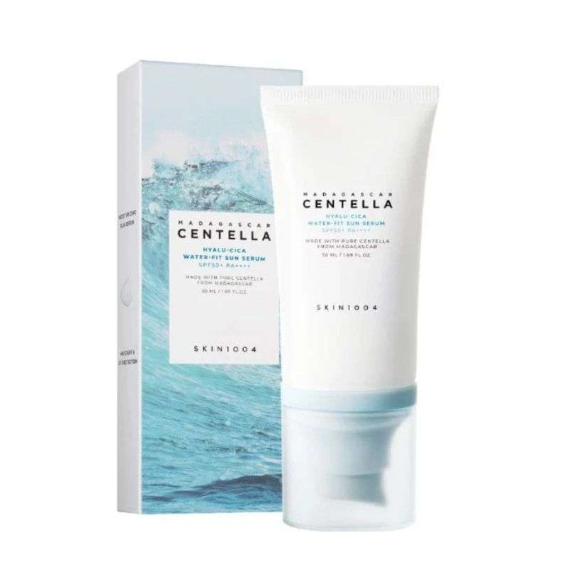 SKIN 1004 MADAGASCAR CENTELLA HYALU CICA WATER FIT SUN SERUM SPF 50+ PA 50+ ML SKIN 1004 MADAGASCAR CENTELLA HYALU CICA WATER FIT SUN SERUM SPF 50+ PA 50+ ML