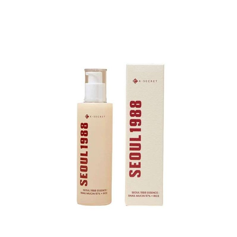 K SECRET SEOUL 1998 ESSENCE SNAIL MUCIN 97 + RICE 100ML K SECRET SEOUL 1998 ESSENCE SNAIL MUCIN 97 + RICE 100ML