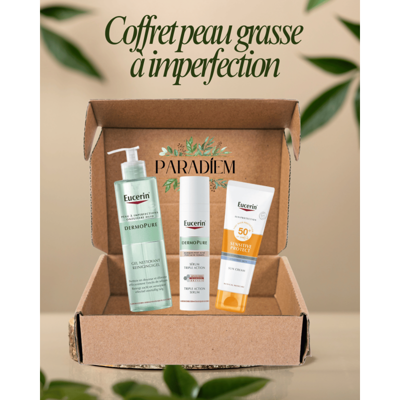 Coffret peau grasse à tendance acnéique N°3 Coffret peau grasse à tendance acnéique N°3