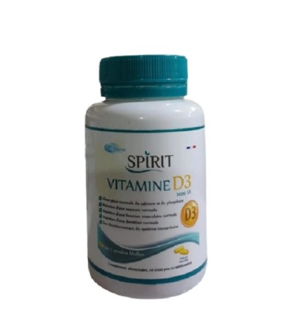 Spirit Vitamine D3 60 Capsules