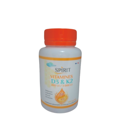 Spirit Vitamines D3 & k2 60 capsules