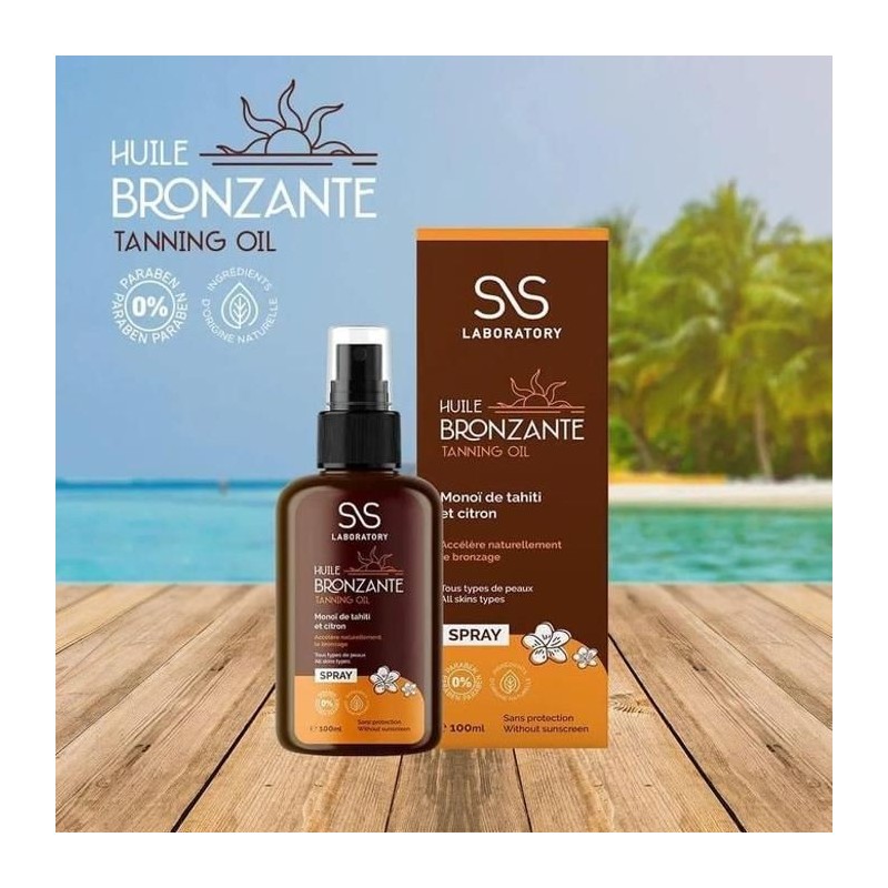 SS LABORATORY Huile Bronzante VISAGE ET CORPS 100ml