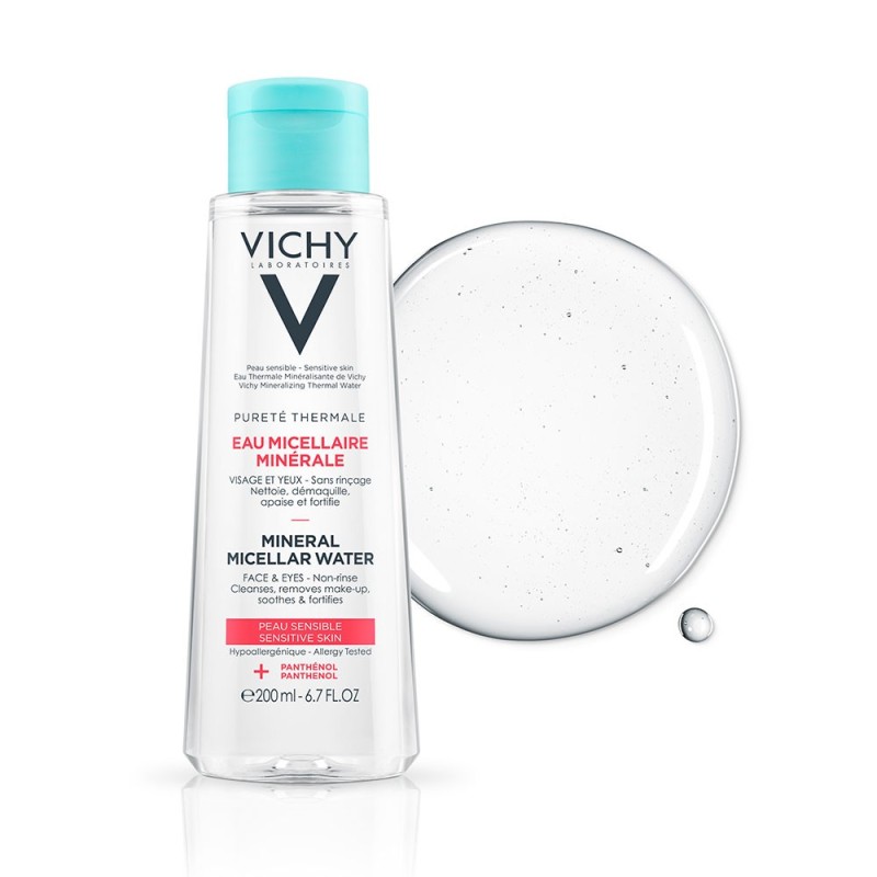 Vichy Pureté Thermale Eau Micellaire Minérale Peau Sensible | 200ml