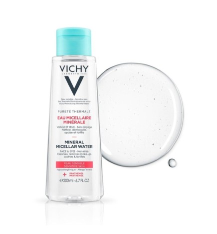 Vichy Pureté Thermale Eau Micellaire Minérale Peau Sensible | 200ml