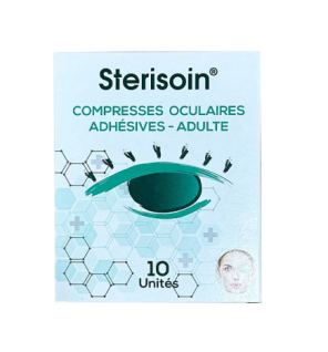 Sterisoin Compresses Oculaires Adulte Boite de 10 Unités