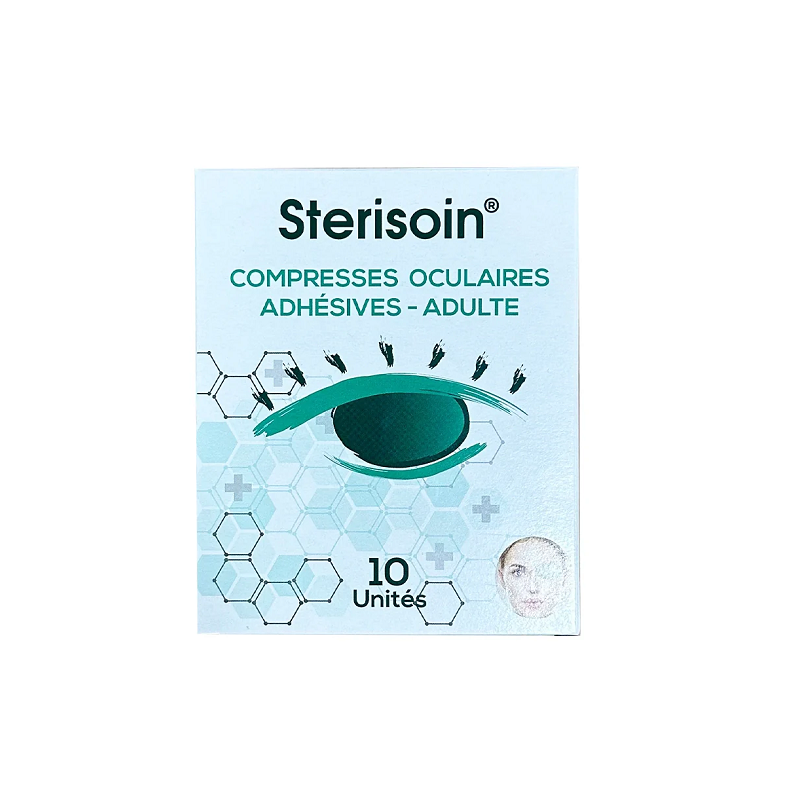 Sterisoin Compresses Oculaires Adulte Boite de 10 Unités