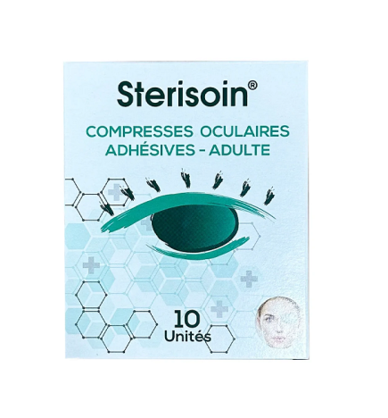 Sterisoin Compresses Oculaires Adulte Boite de 10 Unités