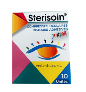 Sterisoin Compresses Oculaires Juniors 10 Unités