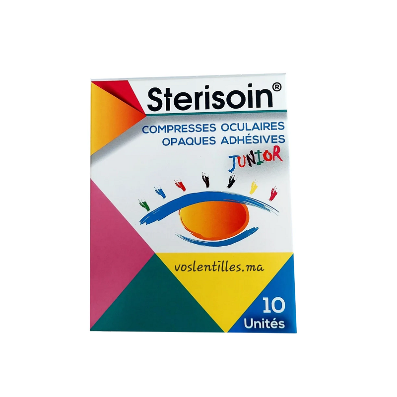 Sterisoin Compresses Oculaires Juniors 10 Unités