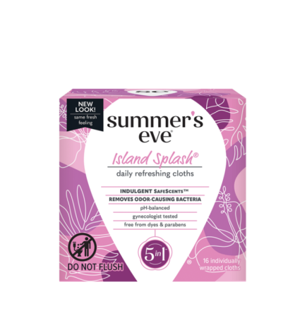 Summer’s Eve Island Splash Cleansing 16 Cloths