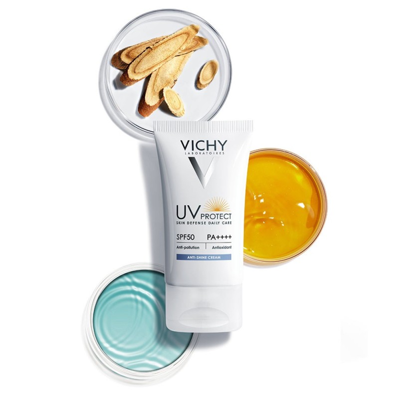 Vichy UV PROTECT Crème Hydratante Invisible SPF50 Tous Types de Peaux | 40ml