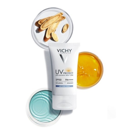 Vichy UV PROTECT Crème Hydratante Invisible SPF50 Tous Types de Peaux | 40ml